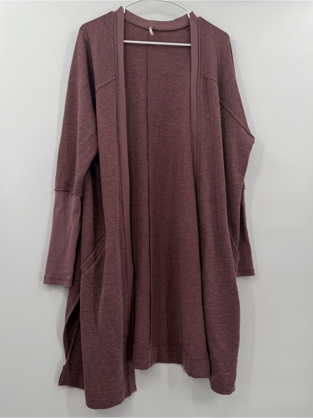 Free people long pocket cardigan xs